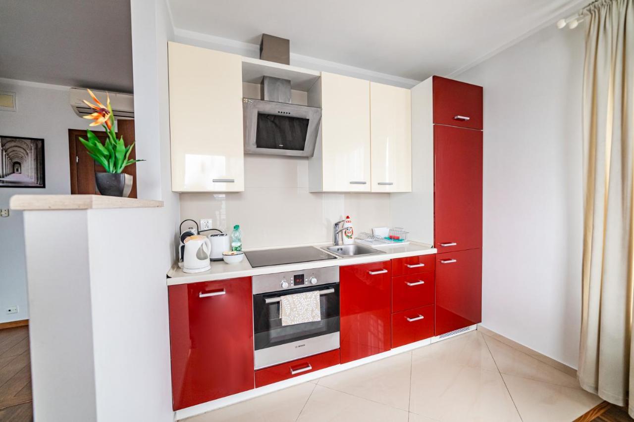 Bulwar Kurlandzki Vistula Apartment Krakau Exterior foto