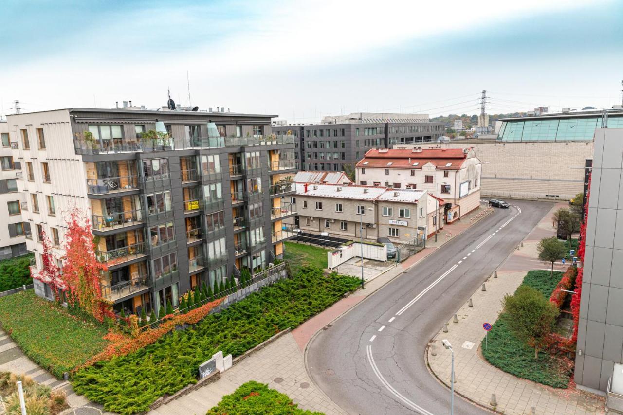 Bulwar Kurlandzki Vistula Apartment Krakau Exterior foto